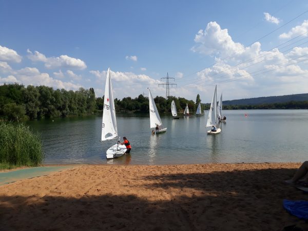 Kurz vor dem Start