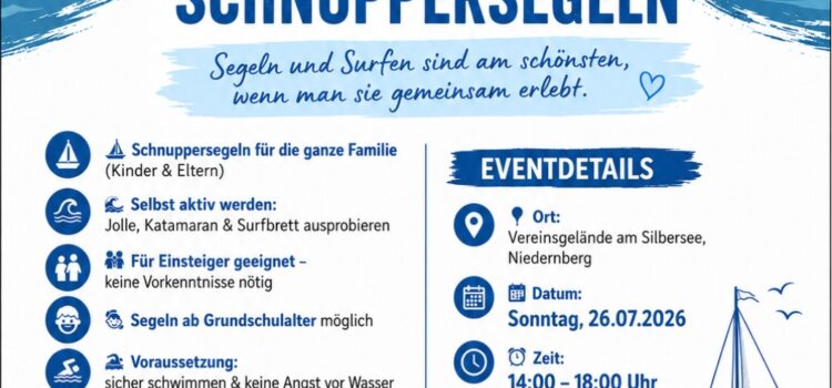 Familien-Schnuppersegeln beim SCN Familien-Schnuppersegeln beim SCN